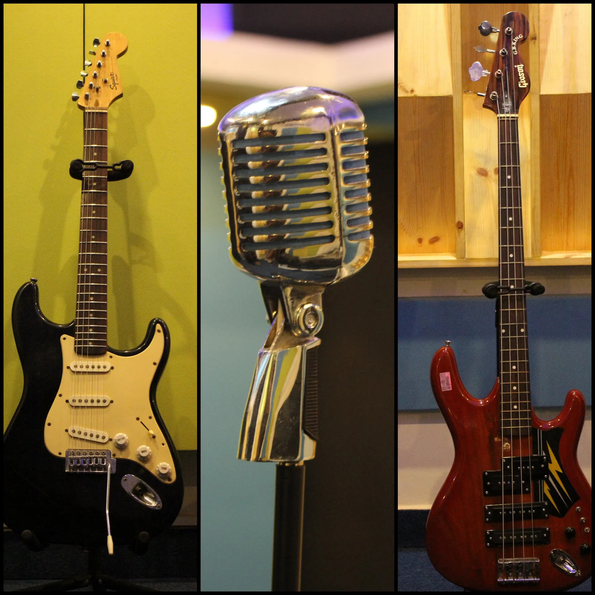 Live performance rehearsal at Soundpoint Pro jam room